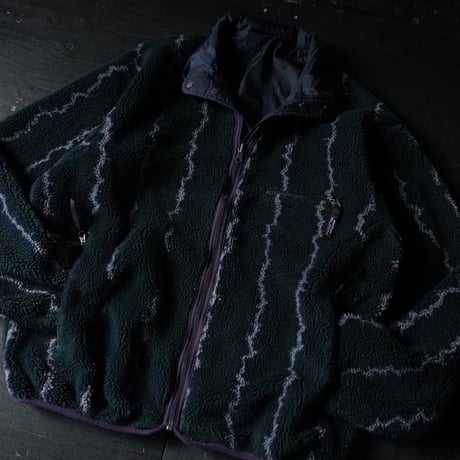 【Special】Patagonia Reversible Glissade Jacket "Thunder"  (90s L Very Good Condition!!)