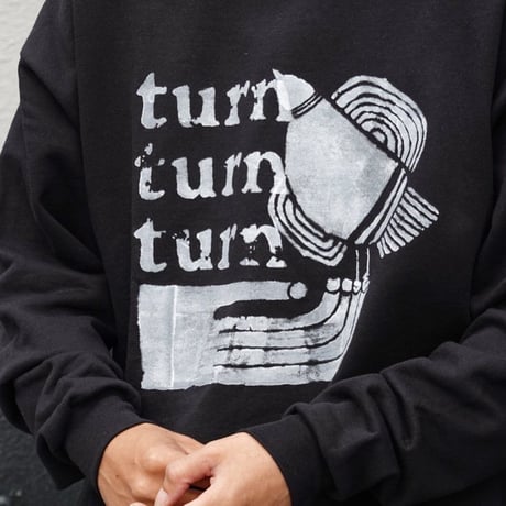 Yoshinori Kato × globule mag. Dual Hand Printed Crew Neck Shirt  - Turn Turn Turn