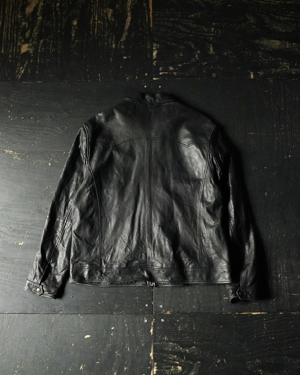 Eddie Bauer Zipped Leather Jacket (00s XL) | gl