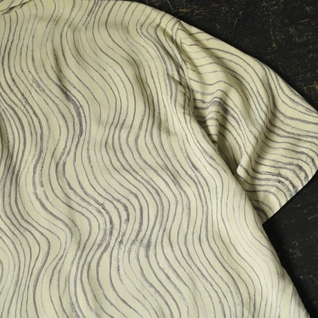 Wave Striped S/S Shirt (90s L)