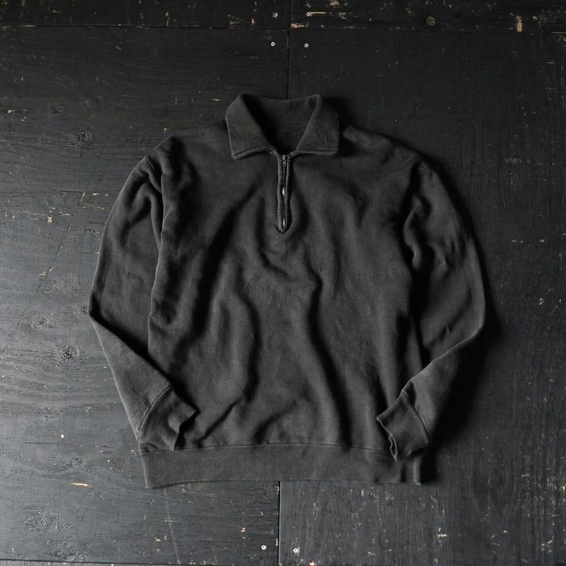 50-60s Vintage Half Zip Sweat ナス紺 鬼フェード 50-60s Vintage Half Zip Sweat ナス紺 鬼フェード 50-60s Vintage