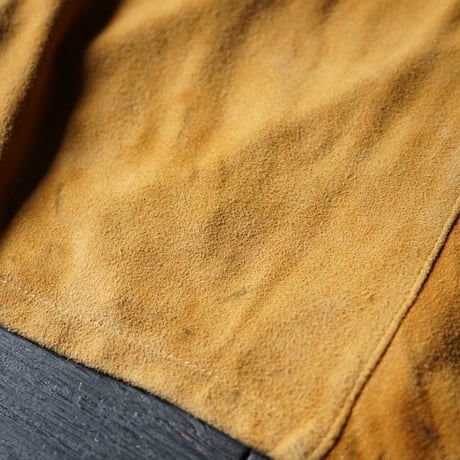 Vintage Deerskin Lace Up Pullover (about M)