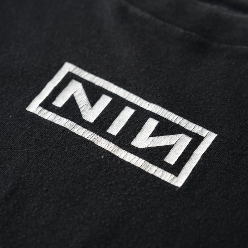 トップス 90s NINE INCH NAILS BOX LOGO XL Vintage Nine inch nails box logo t-shirt 90s | 塚野製作所