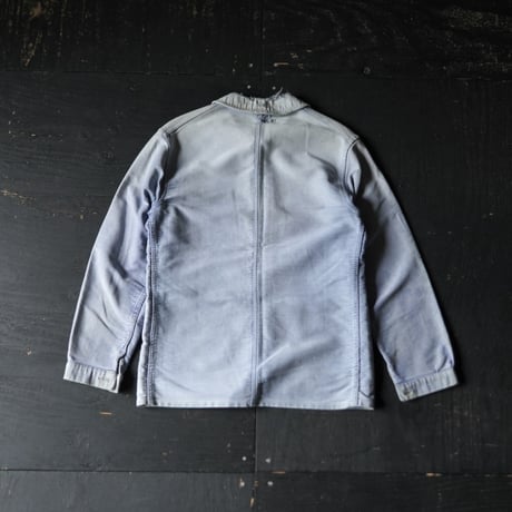 French Euro Mole Skin Jacket (M 40-50s Fade Blue)