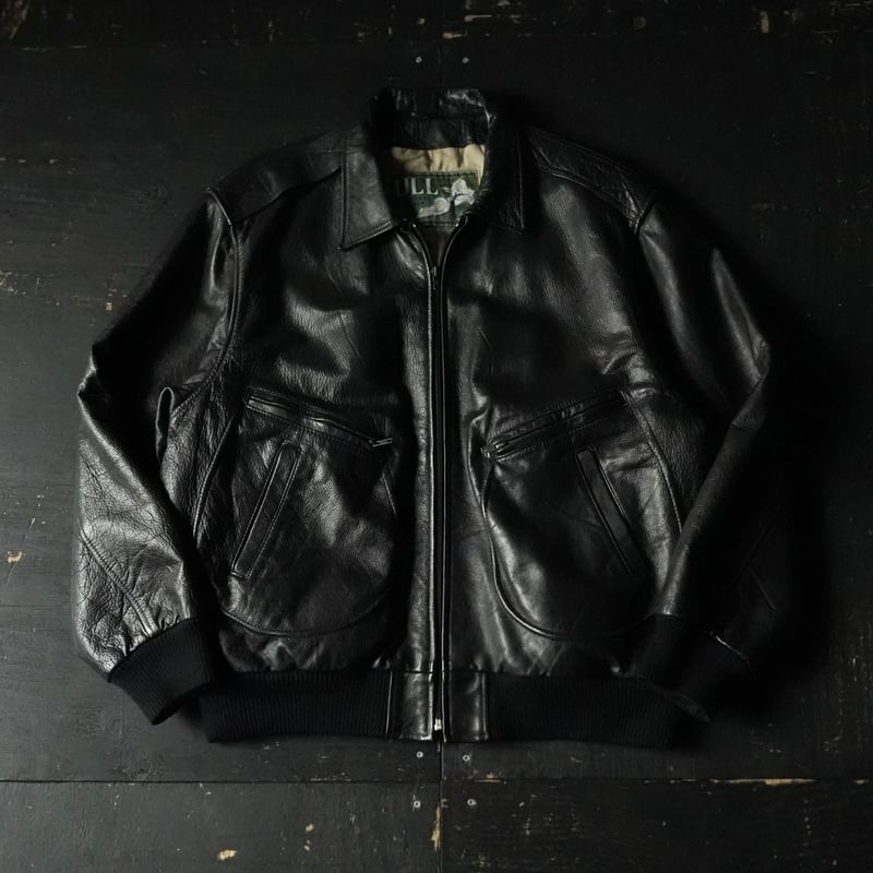 A-2 Type Leather Flight Jacket (80-90s about XL