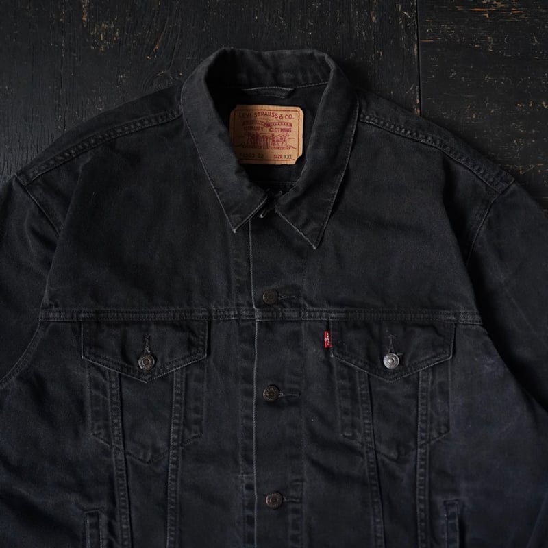 Levi's 70503 Black Denim Jacket (00s XXL Euro M