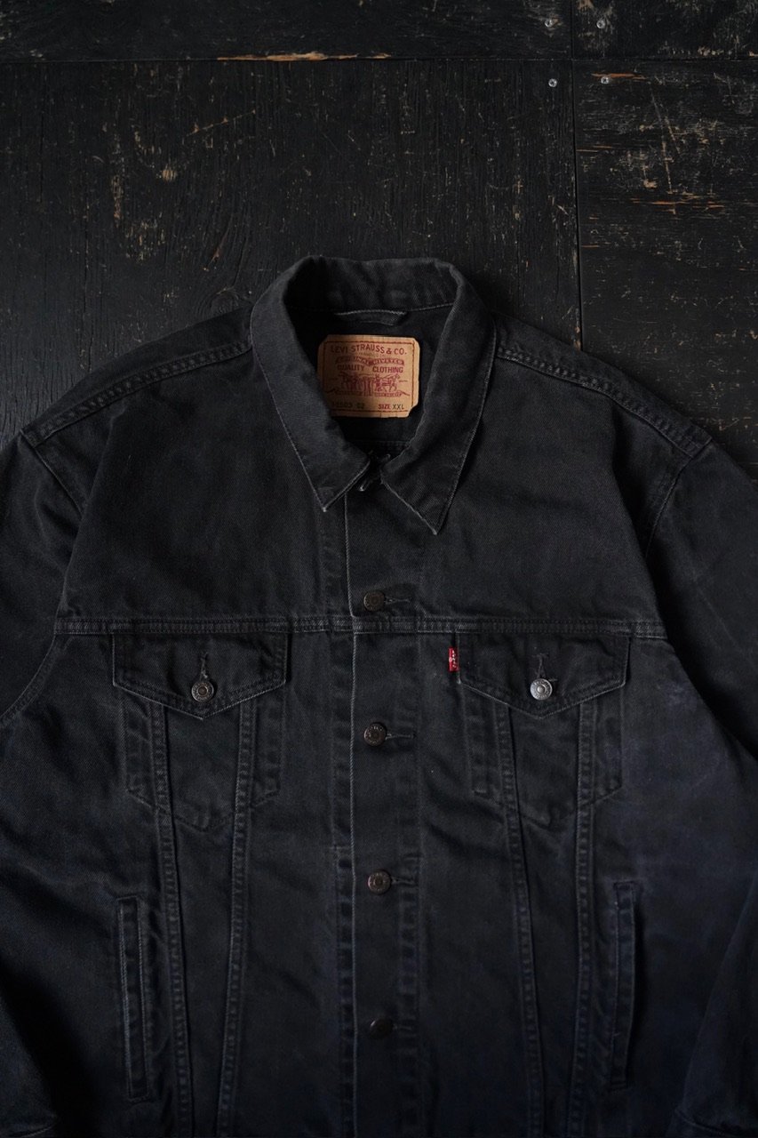 Levi's 70503 Black Denim Jacket (00s XXL Euro M