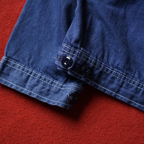 [special] 50s Vintage Denim Zip Work Jacket