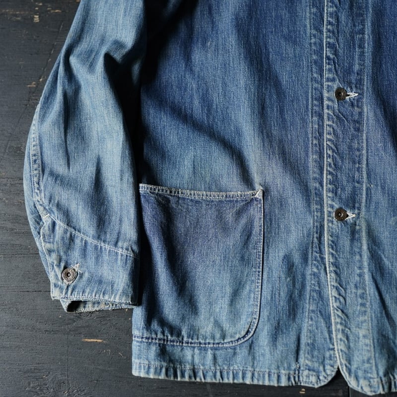 1940年代頃 美品Vinjageカバーオ－ル Vintage Denim Coverall (40s 大戦モデル) | globule mag.