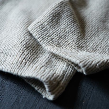 J.Crew Linen Cotton Roll Neck Sweater（90s L 巨人タグ）