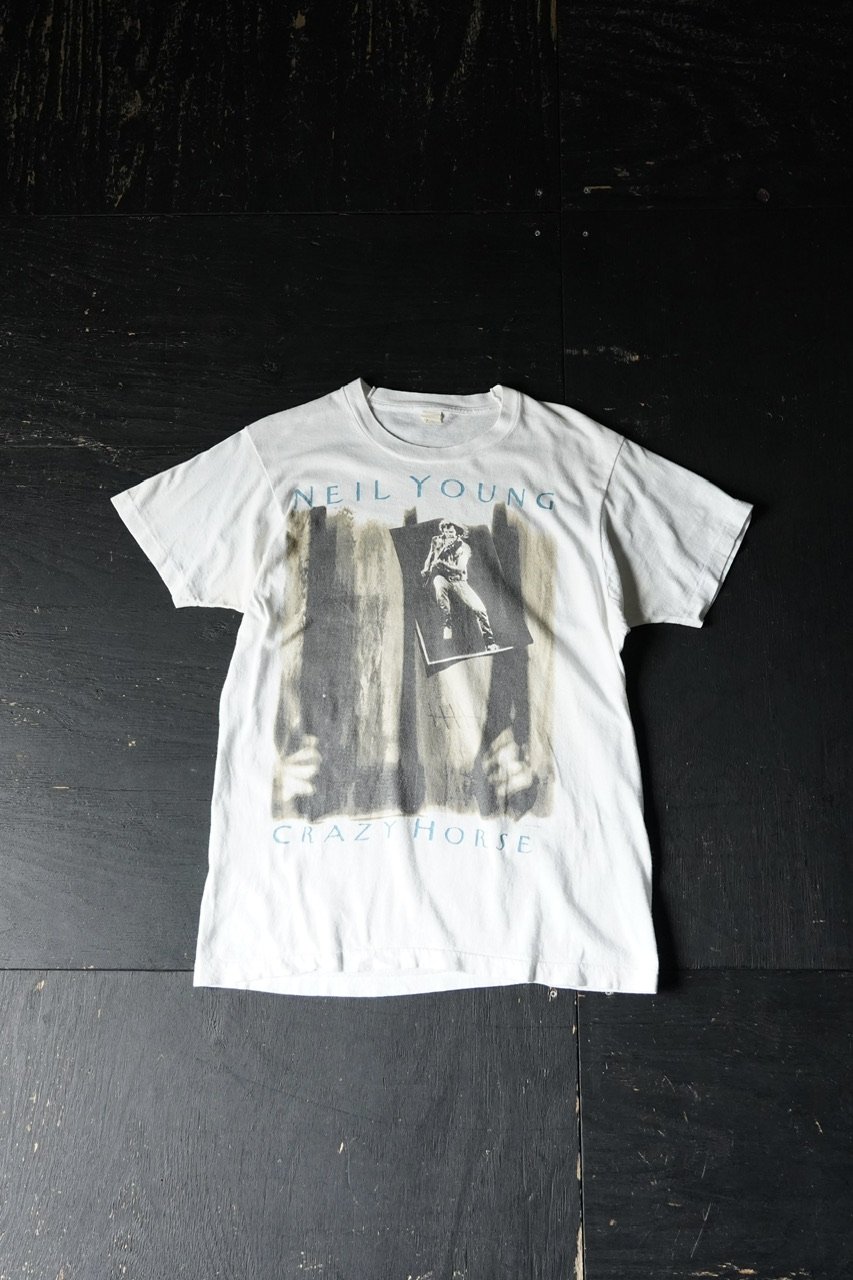 Vintage Neil Young Crazy Horse Tシャツ Neil Young / Crazy Horse Printed T-Shirt (80s a