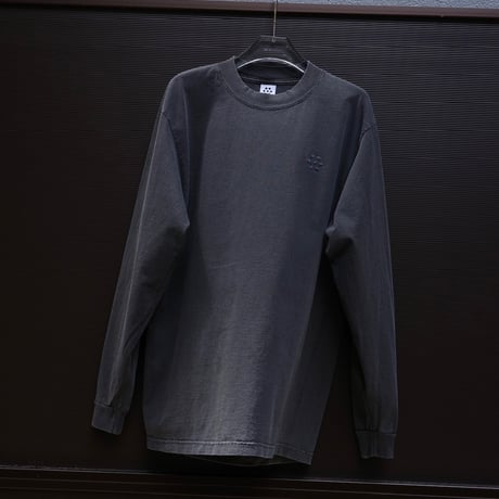 gm. Emb. L/S Tee - Garment Dye