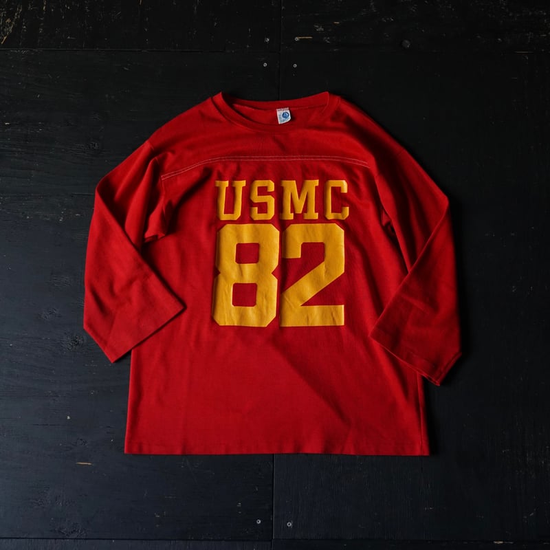 Artex USMC Football T-Shirt (80s L Good Conditi