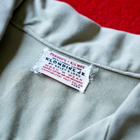 50-60s Penny's Bic Mac Open Collar Shirt