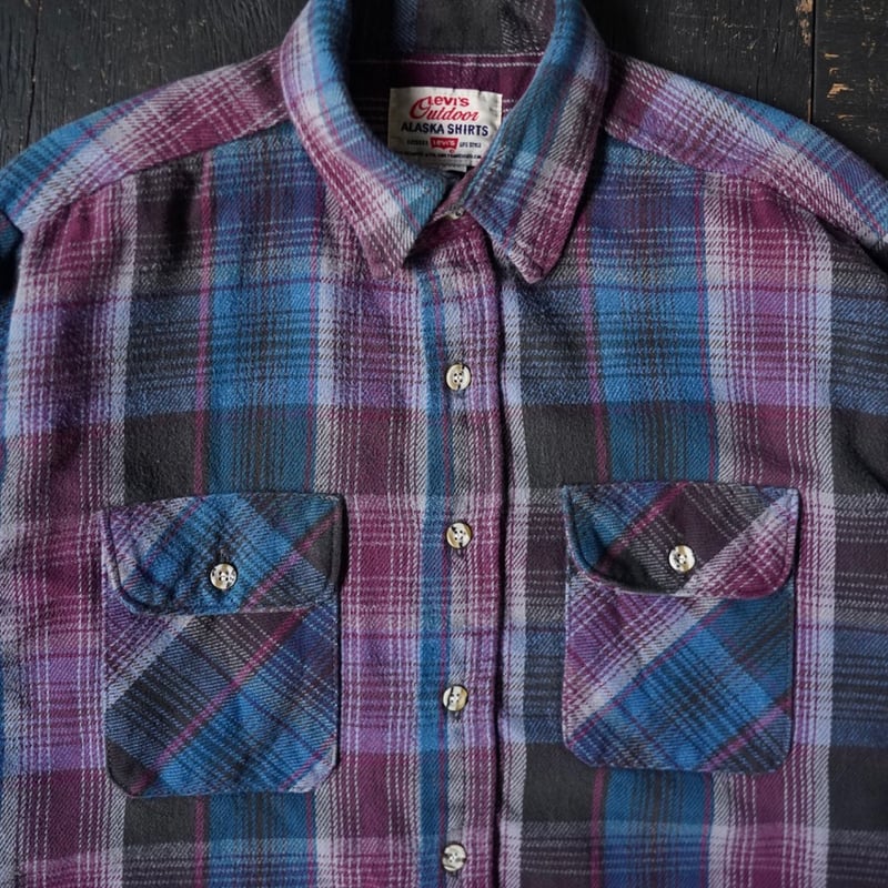 Levi's Alaska Heavy Flannel Shirt (90-00s L mad Levi's Alaska Heavy Flannel Shirt (90-00s L mad