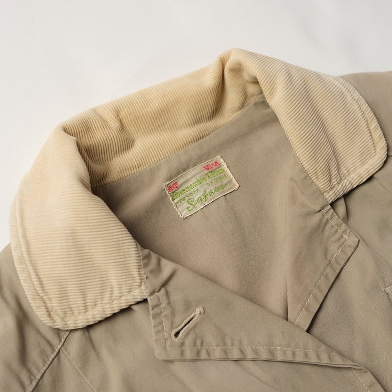 60’s Abercrombie &Fitch フィッシングジャケット 60's Abercrombie&Fitch SAFARIジャケット 表記(44L) | NEW ITEM