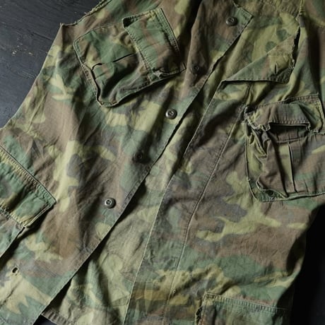 US Army Jungle Fatigue Cut Off Vest(60 s M/Long good design)
