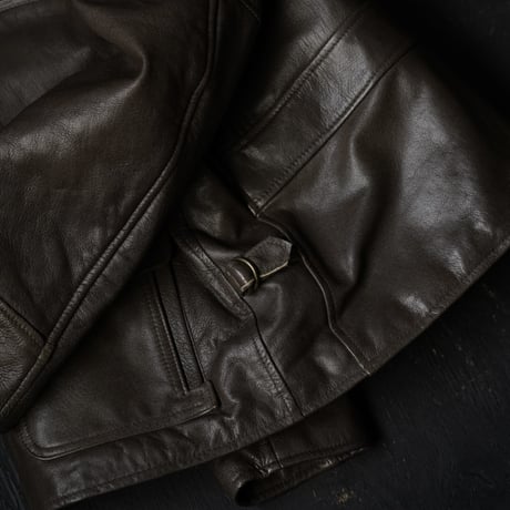 L.L.Bean Leather Flight Jacket "Thinsulate"（90s S made in USA）