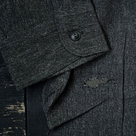 Hercules Black Chambray Work Shirt（Dead Stock）