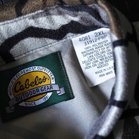 Cabelas Predator Camouflage Shirt (90-00s 2XL made in USA)