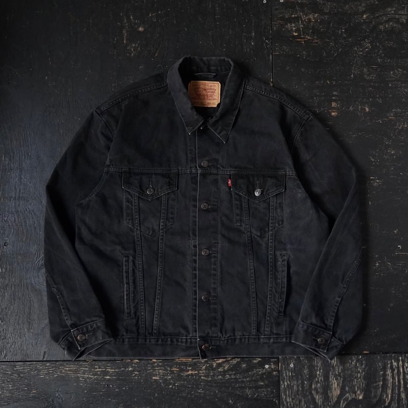 Levi's 70503 Black Denim Jacket (00s XXL Euro M