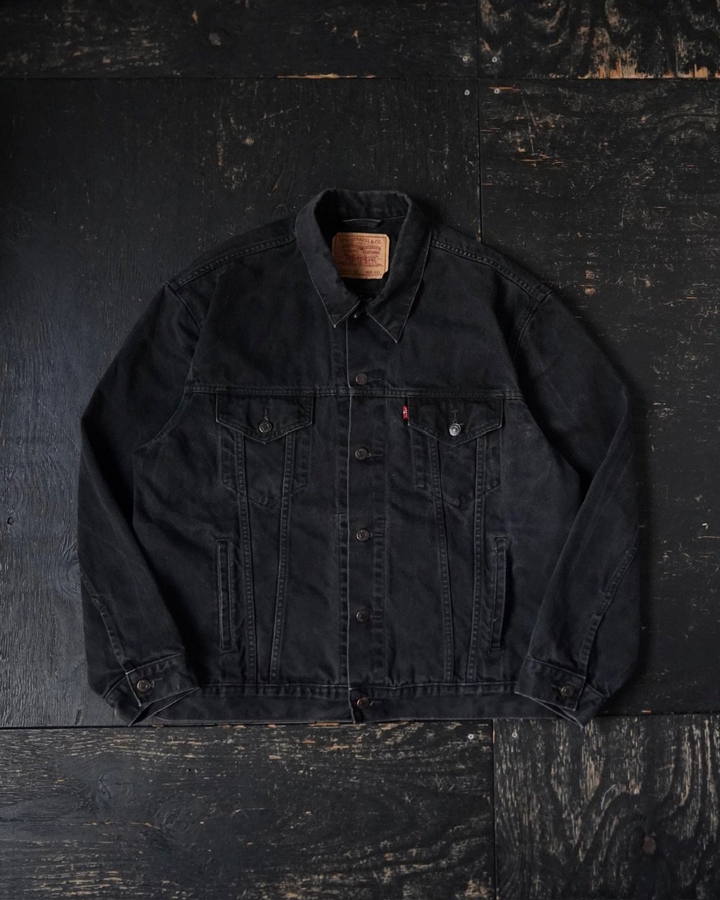 Levi's 70503 Black Denim Jacket (00s XXL Euro M