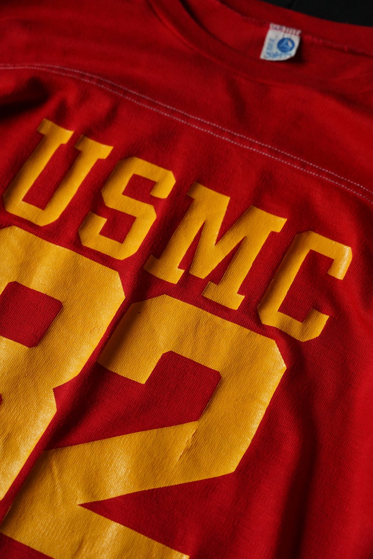 Artex USMC Football T-Shirt (80s L Good Conditi