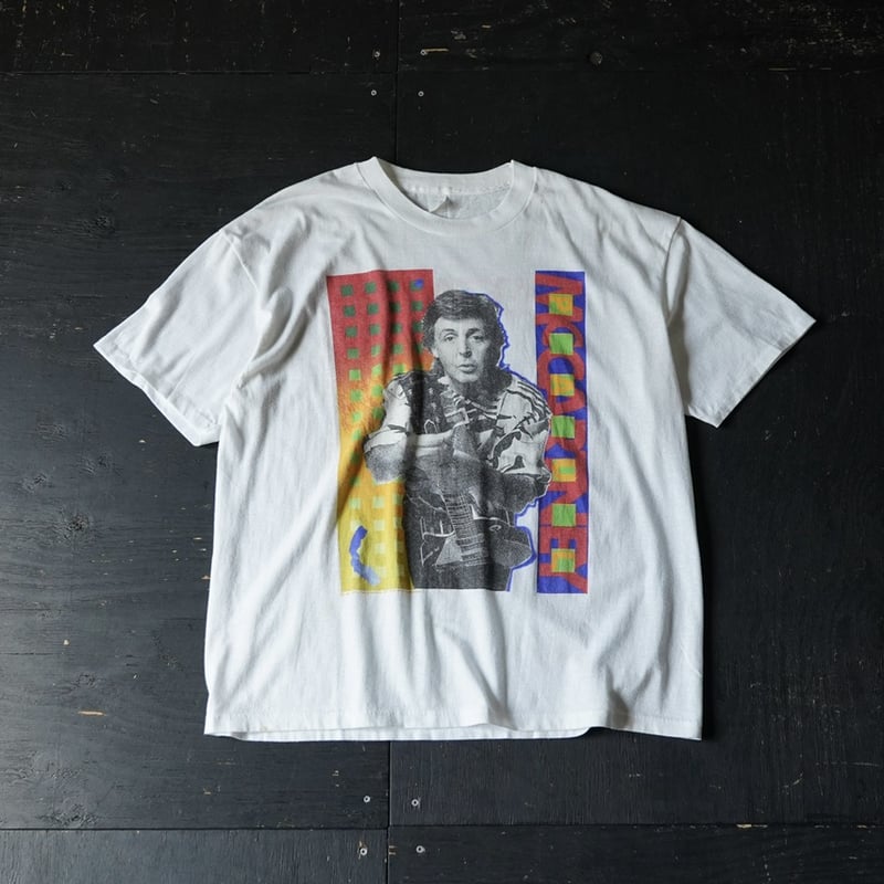 Paul McCartney Printed T-Shirt (80s L Tour T )