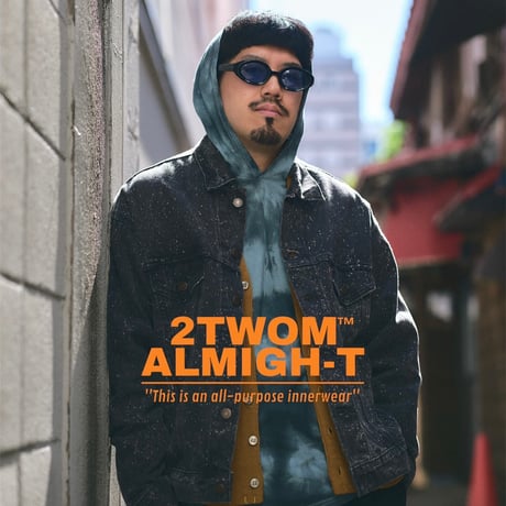 2twom × globule mag. “ALMIGH-T” Hood  Long Sleeve Tee