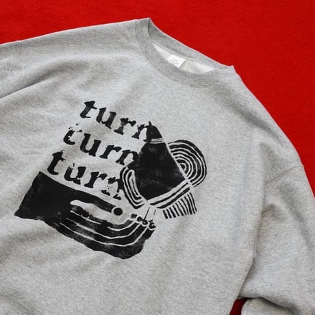 Yoshinori Kato × globule mag. Dual Hand Printed Crew Neck Shirt  - Turn Turn Turn