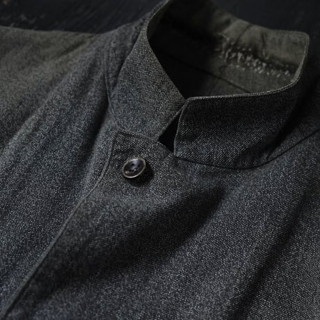 Euro Vintage Black Chambray Jacket (〜60s about S/M)
