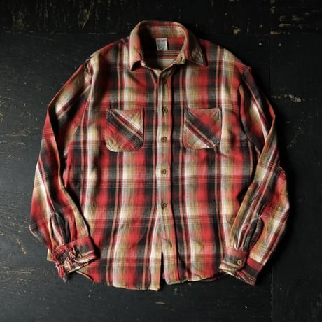 Big Mac Heavy Flannel Shirt (70s L/Tall made in  Portugal )