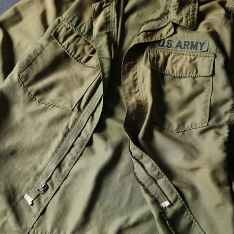 US Army Fire Resistant Zipped Crew Shirt (70s about S Good Fade)