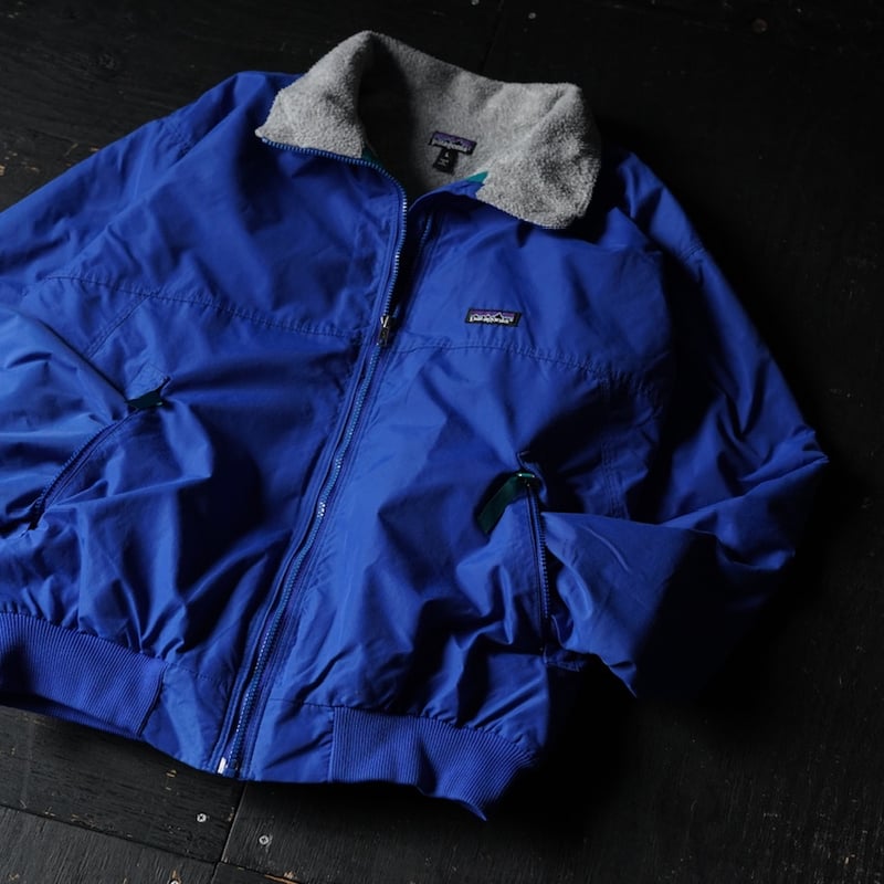 【90s】パタゴニア ソフトシェルジャケット サンダーバード 紺 Patagonia Shelled Synchilla Jacket(90s L made i