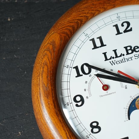 L.L.Bean Bean's Weather Station Clock