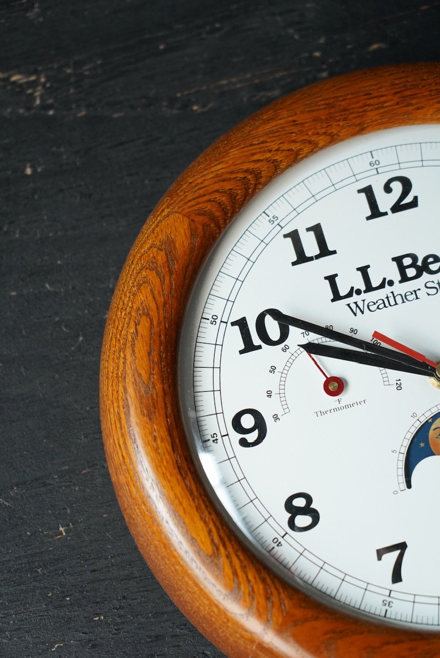 L.L.Bean Bean's Weather Station Clock | globule