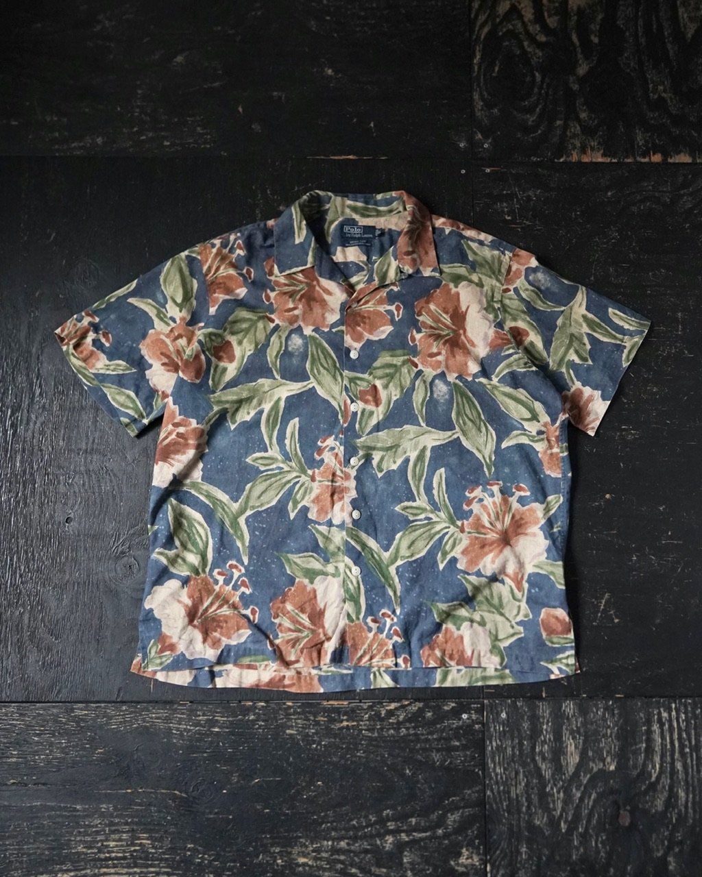 Ralph Lauren 'Vintage Camp' Open Collar Shirt (