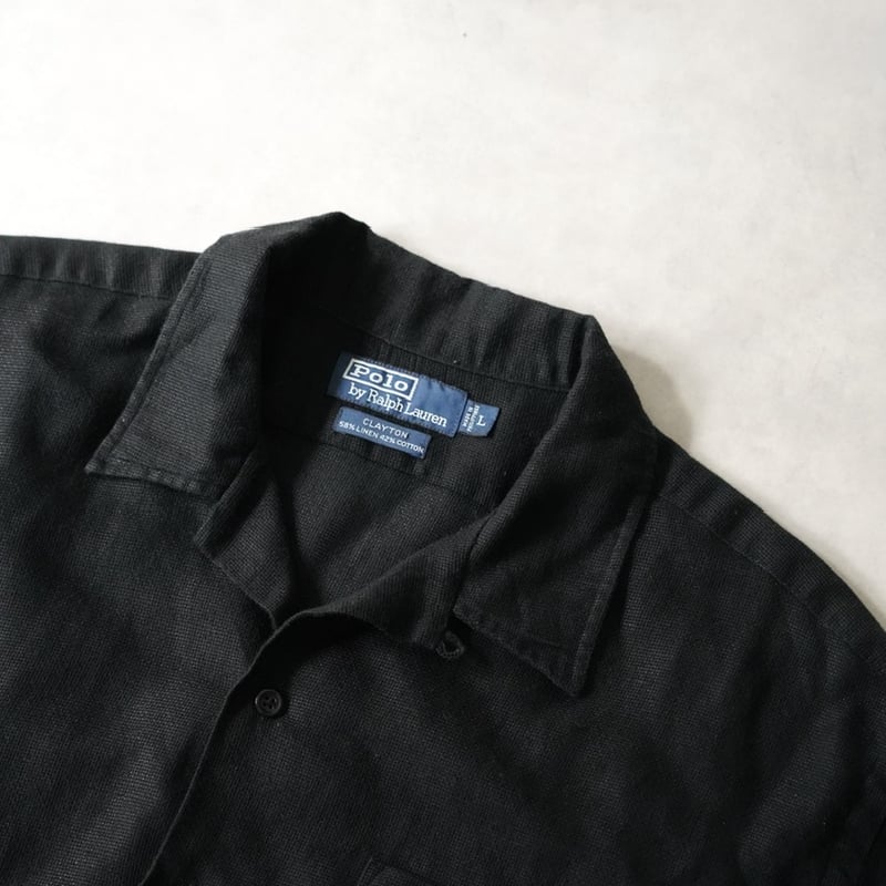 Polo Ralph Lauren Linen Cotton Open Collar Shir Polo Ralph Lauren Linen Cotton Open Collar Shir