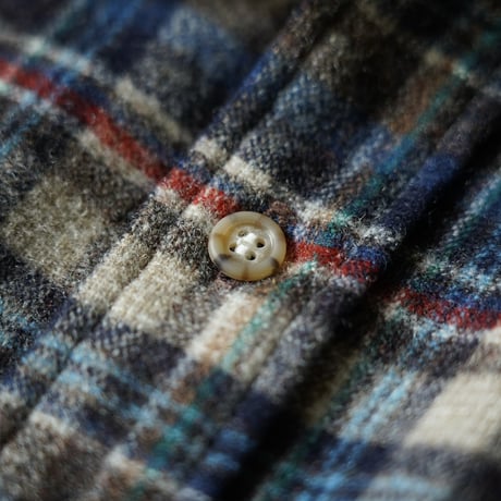 Pendleton Wool Shadow Plaid Shirt (70s L made in USA)