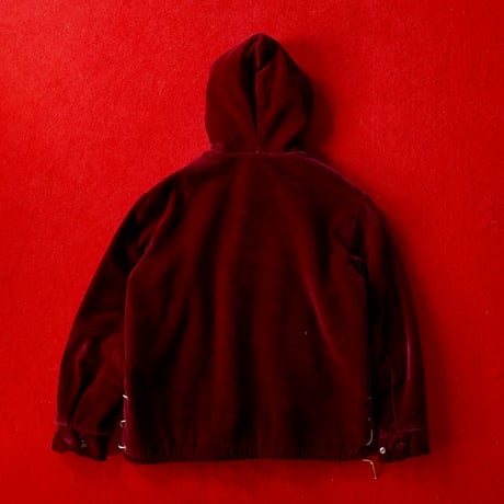 Vintage Velour Hooded Parka