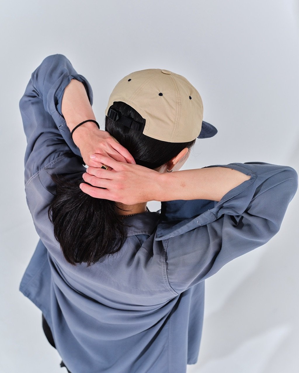 YANGGAO × KAKUBARHYTHM NYLON BB CAP gm. Emb. Nylon Cap | globule mag.