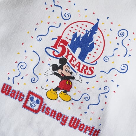 Disney Printed Crew Sweat (80s M made in USA)