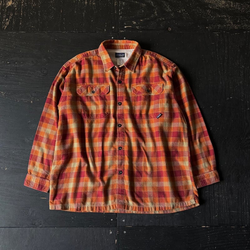00s patagonia オーガニックコットンシャツ XXL ルーマニア製 00's Patagonia オーガニックコットンシャツ “MADE IN PORTUGAL