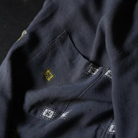 Single Needle Tailoring Open Collar Shirt （50s M vintage）