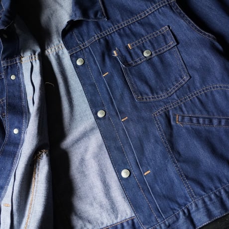 Ranch Craft Denim Jacket (70s Vat Dye Good Condition)