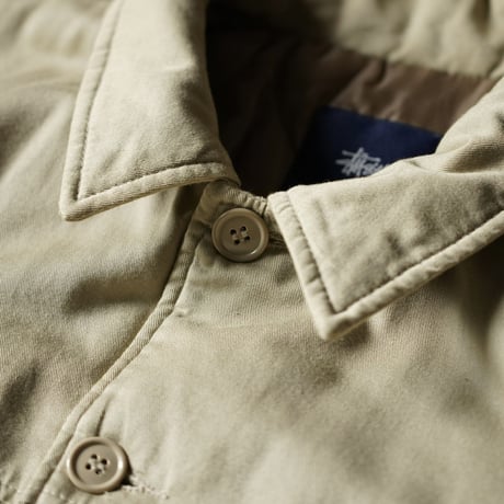 Stussy Cotton Insulated Jacket (90s M 紺タグ made in USA)