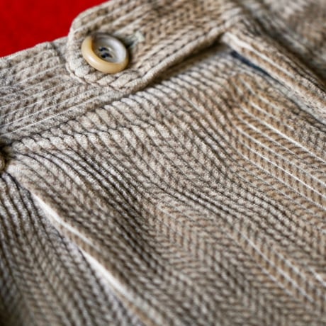 Barry Bricken Two Tuck Corduroy Trouser