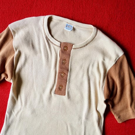 Towncraft Bicolor Henley Neck T-Shirt
