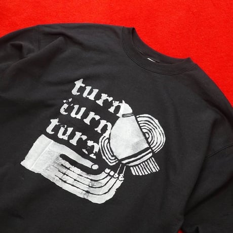 Yoshinori Kato × globule mag. Dual Hand Printed Crew Neck Shirt  - Turn Turn Turn