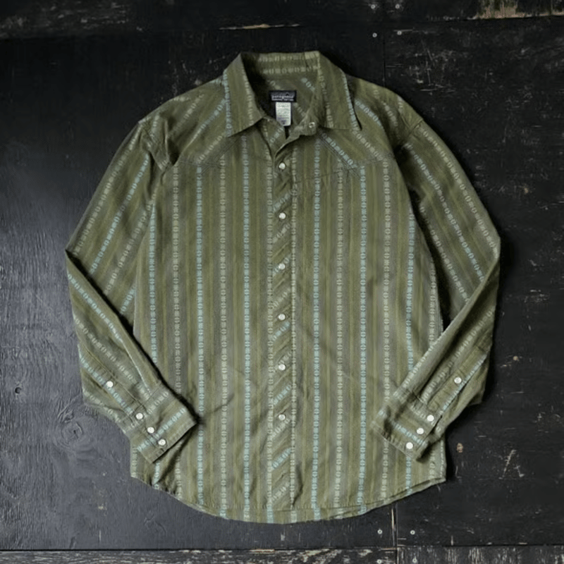 Patagonia Rhythm HighBall Snap Shirt (00s M) |